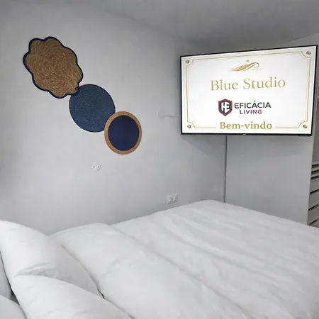 Blue - Cozinha Privativa - Eficacia Living Gasthof *